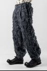 Aleksandr Manamis Embroidered Textured Button Taper Trousers