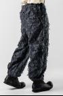 Aleksandr Manamis Embroidered Textured Button Taper Trousers
