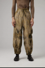 Chiahung Su Hand Woven Tie Dye Cropped Trousers