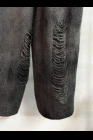 Chia_Hung Su Knitted Yarn Dye Rawing Wide Legs Trouser