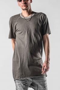 Boris Bidjan Saberi TS2.1 Curved Hem Short Sleeve T-shirt