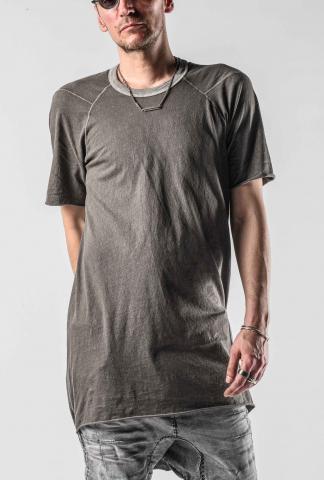 Boris Bidjan Saberi TS2.1 Curved Hem Short Sleeve T-shirt