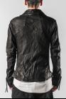 D.Hygen Textured Calf Leather Biker Jacket