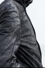 10sei0Otto High collar, scarstiched leather jacke