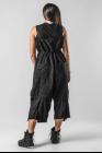 Rundholz Jacquard Loose Low-crotch Overalls