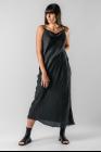 Marc Le Bihan Silk Drape Neck Slip Dress