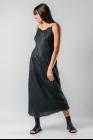 Marc Le Bihan Silk Drape Neck Slip Dress