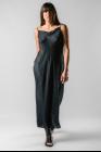 Marc Le Bihan Silk Drape Neck Slip Dress