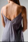 Marc Le Bihan Silk Drape Neck Slip Dress