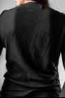 Marc Le Bihan Pleated Open Shoulder Ribbed Jersey Dress