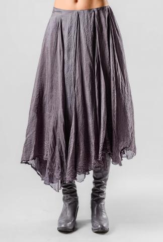 Marc Le Bihan Asymmetric Silk Skirt