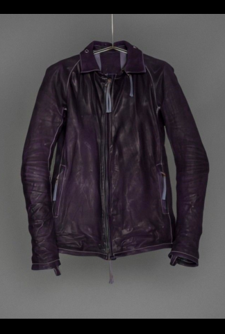Boris Bidjan Saberi J2 Removable Zipped Collar Horse Leather Jacket