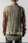 Boris Bidjan Saberi TEJANA1 Leather Sleeved Work jacket