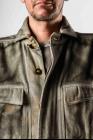 Boris Bidjan Saberi TEJANA1 Leather Sleeved Work jacket