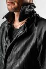 Boris Bidjan Saberi ELIXIR SPECIAL EDITION: J2 Hooded Leather Jacket