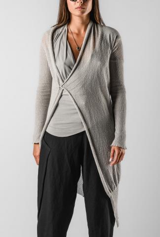 Alessandra Marchi Asymmetric Knitted Cardigan