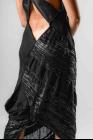 Alessandra Marchi Long Interwoven Leather Dress