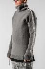 Boris Bidjan Saberi KN8.2VAR.3 Hand Knitted Turtleneck Knit Sweater