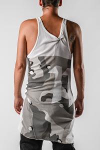 11 By BBS T1 Printed Elongated Tank Top