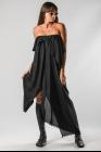 UMA WANG Ground Jacquard Two-fabric Skirt/Dress