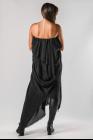 UMA WANG Ground Jacquard Two-fabric Skirt/Dress