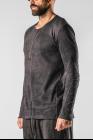 D.HYGEN Contrast Stitched Dyed Long Sleeve T-shirt