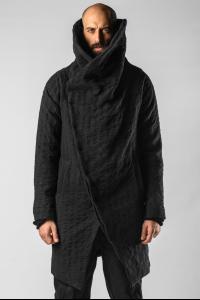 Issey Fujita High-neck Asymmetric Coat