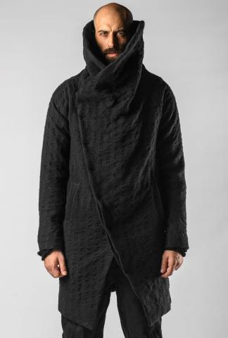 Issey Fujita High-neck Asymmetric Coat