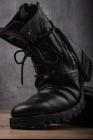 D.HYGEN Horse Leather Lace-Up Combat Boots