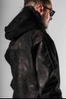 Leon Emanuel Blanck DIS-M-CHC-01 Anfractuous Distortion Curved Hooded Coat