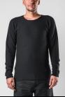Label Under Construction Reversible Parabolic Zipped Seam Sweater