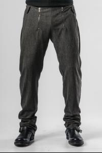 MA+ Double front-zipped Slim Trousers