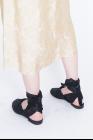 UMA WANG Wrapped Calf Leather Ballerina Sandals