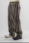 A Tentative Atelier Gysin Multi-stitches Stripe Buckled Trousers