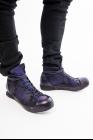 NIHOMANO Buoyantly Transformer Reverse Horse Leather High-top Sneakers
