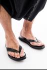 Dimissianos & Miller Rubber Wedge Leather Flip Flops