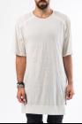 HAM.CUS Tonal Embroidery Elongated Relaxed T-shirt
