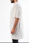 HAM.CUS Tonal Embroidery Elongated Relaxed T-shirt
