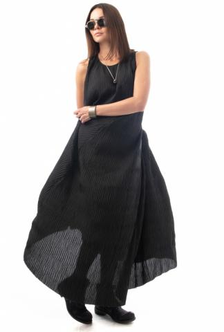 Un-Namable Pleated Weave Loose Long Dress