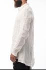 Aleksandr Manamis white shirt w/asymm.hem