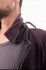 Boris Bidjan Saberi J2 Removable Zipped Collar Horse Leather Jacket