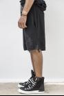 11 By BBS P6 Black piece dyed shorts