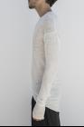 Isabel Benenato Long sleeve tee knit white