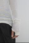 Isabel Benenato Long sleeve tee knit white