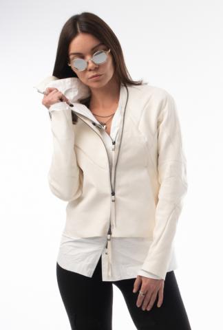 Leon Emanuel Blanck DIS-WJ-01 Anfractuous Distortion Detachable Lining Horse Leather Jacket