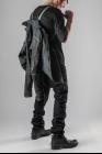 Boris Bidjan Saberi TEJANA1 Horse Leather Sleeves Denim Jacket