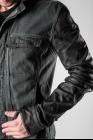 Boris Bidjan Saberi TEJANA1 Horse Leather Sleeves Denim Jacket