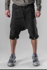 Boris Bidjan Saberi P16 Metal Clasp Vinyl Coated Jeans Shorts