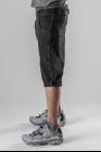 Boris Bidjan Saberi P16 Metal Clasp Vinyl Coated Jeans Shorts