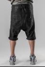 Boris Bidjan Saberi P16 Metal Clasp Vinyl Coated Jeans Shorts